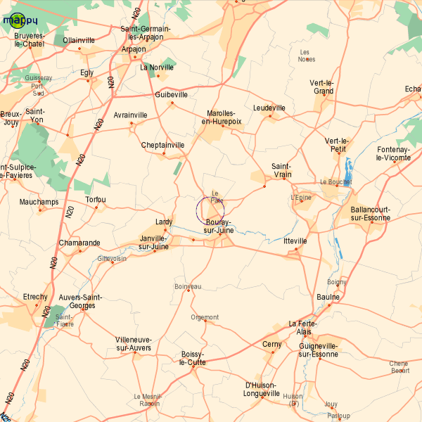 Salle René Cassin à Lardy le Pâté (91510) - region